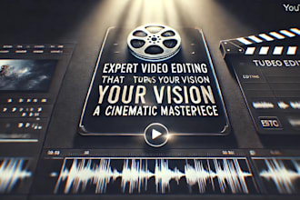 turn your vision into cinematic masterpiece