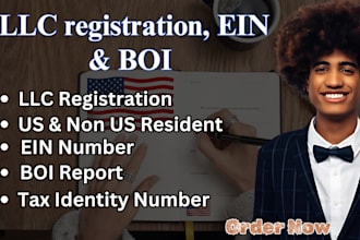 do complete us llc formation, us account for non us residents