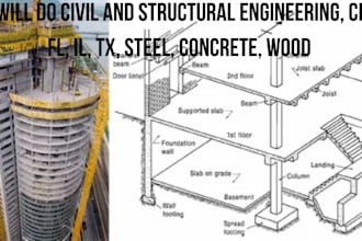 do civil and structural engineering, cl, fl, il, tx, steel, concrete, wood