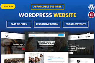 create an affordable wordpress website for your business
