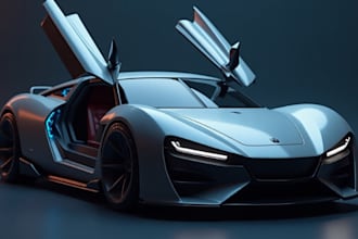 do 3d car modeling, car design, truck, 3d vehicle, 3d car models for roblox game