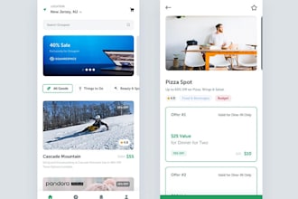 develop coupon app, reward base app, discount app, gamification app like groupon