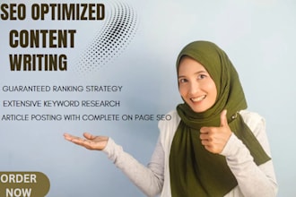 write and optimize surfer SEO article and blog post
