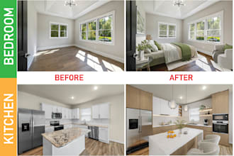 do 3d virtual staging, virtual funiture, virtual renovation for interior design