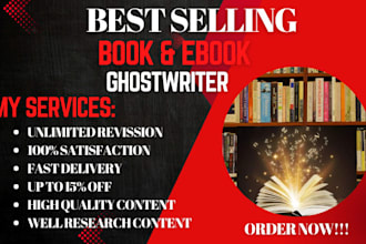 be your ebook writer, ebook ghostwriter, book writer, ghost book writer