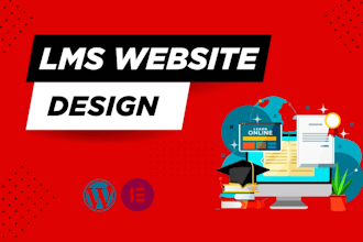 make wordpress elearning lms website with tutor lms or learndash