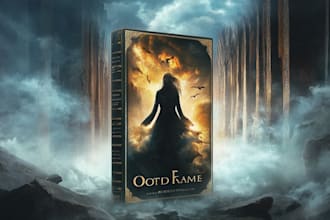 do fantasy book cover design, thriller book cover