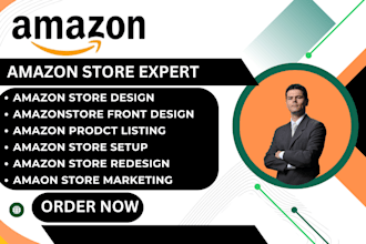 amazon storefront design amazon brand store shopify store product listing amazon