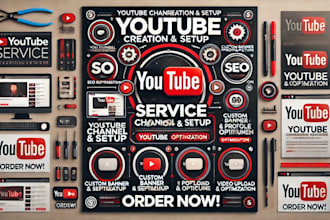 create and optimize youtube channel with SEO and branding