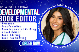 proofreading formatting fiction novel memoir book manuscript developmental edit