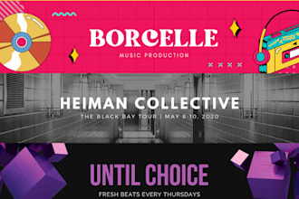create eye catching soundcloud banner design