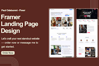 redesign framer website design framer landing page redesign lottie framer motion