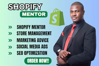 design shopify store, shopify mentor and store management