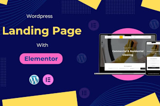 design app,game or product landing page with wordpress