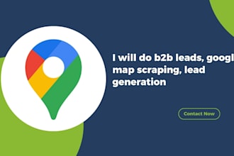 do b2b leads google map scraping , lead generation