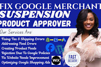 fix google merchant center suspension, misrepresentation and shopping ads
