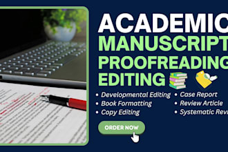 proofread edit academic manuscript thesis dissertation book editing formatting