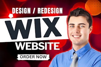 design wix website and redesign a business wix website or wix online store