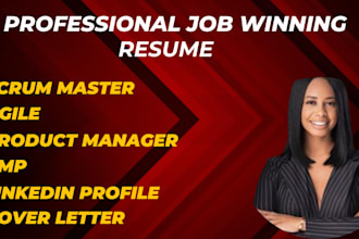 write scrum master, data science and engineering resume writing