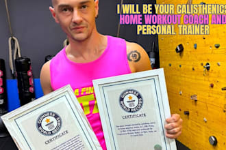 be your calisthenics home workout coach and personal trainer