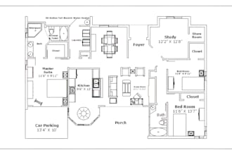 draft homes 2d floor plans pool patio fireplace irrigation backyard barn layout