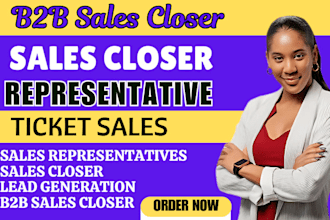 be your high ticket sales closer b2b lead generation sales rep telemarketing