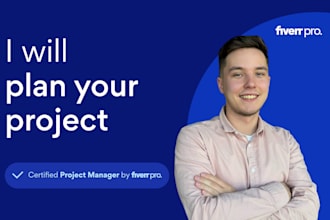plan your project as a certified project manager by fiverr