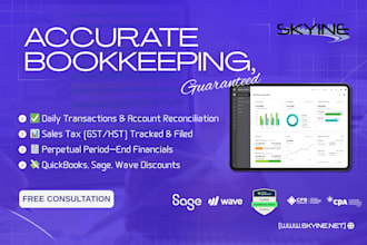 provide expert quickbooks online bookkeeping and account reconciliation services