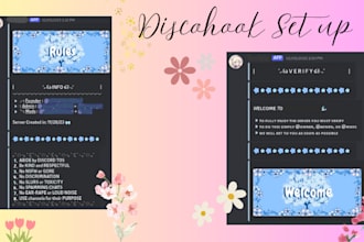 set up and customize your discord server with bots and roles