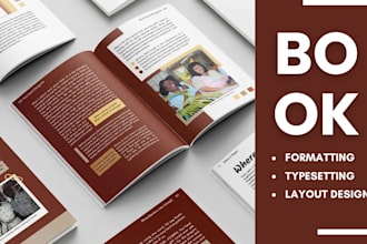 do book formatting, typesetting and layout design, proofreading, editing ebook