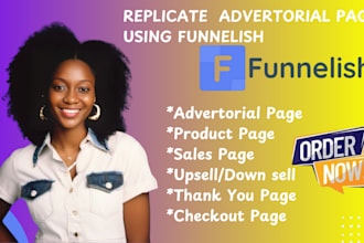 replicate high converting funnel on funnelish