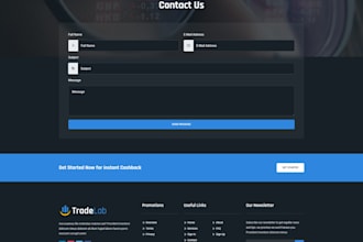 create forex broker website, trading platform, crm, mt4, mt5