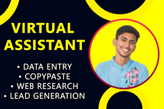 do data entry, web research, data collection and any virtual assistant tasks