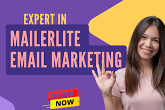 set up mailerlite email marketing, automation, landing pages