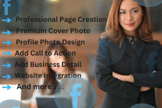 create, optimize and setup professional facebook business page and fan page