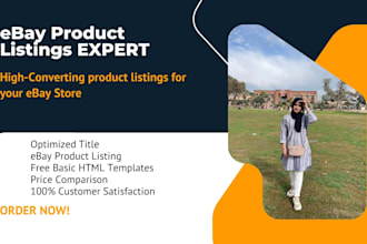 do ebay listing, ebay SEO listing, ebay product listing