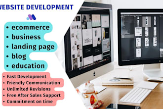 develop and design a professional godaddy business website