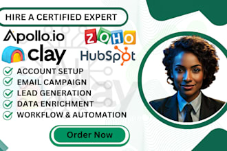 set up automation workflows with apollo io clay clay com hubspot instantly ai