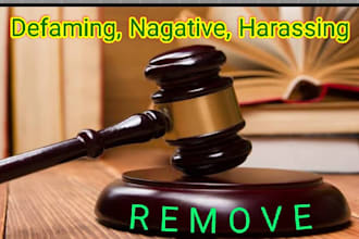 remove old, defaming, harassing, illegal, copyright, negative, dmca post