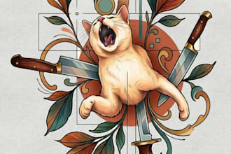 draw a neotraditional or old school tattoo design