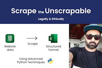 extract data, scrape any website in one day