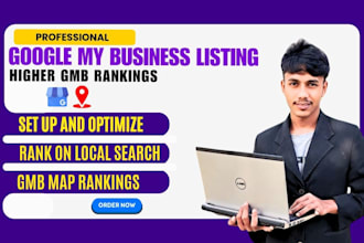 optimize your google my business listing and boost local SEO higher gmb ranking
