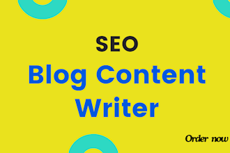 be your article and blog writer, SEO content writing