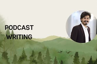 write your podcast content