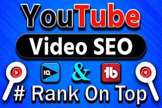 do youtube video SEO for organic ranking with growth