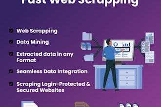 do web automation, scraping and data mining from any website