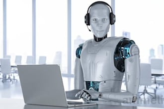develop an ai powered customer support website or chatbot