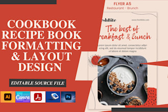 format, design canva recipe canva cookbook, cookbook workbook, pdfs lead magnet