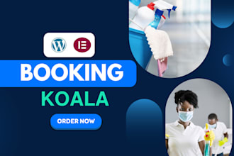 booking koala website redesign booking koala website design cleaning website