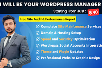 do wordpress website maintenance, customization, support and error fixes